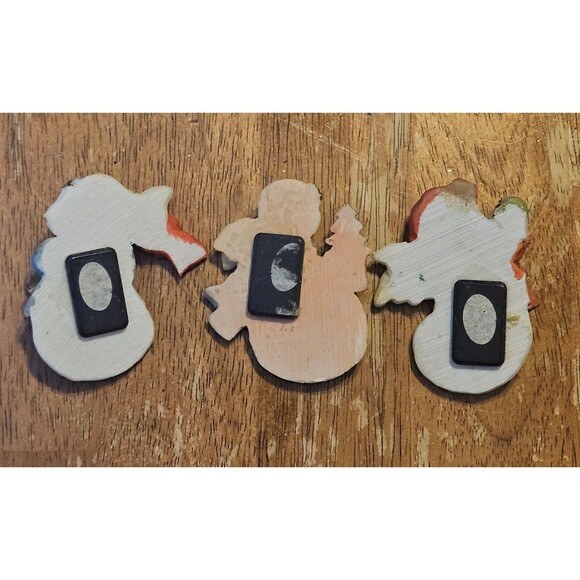 Christmas 3 Piece Bundle Snowman Magnets - Picture 3 of 3